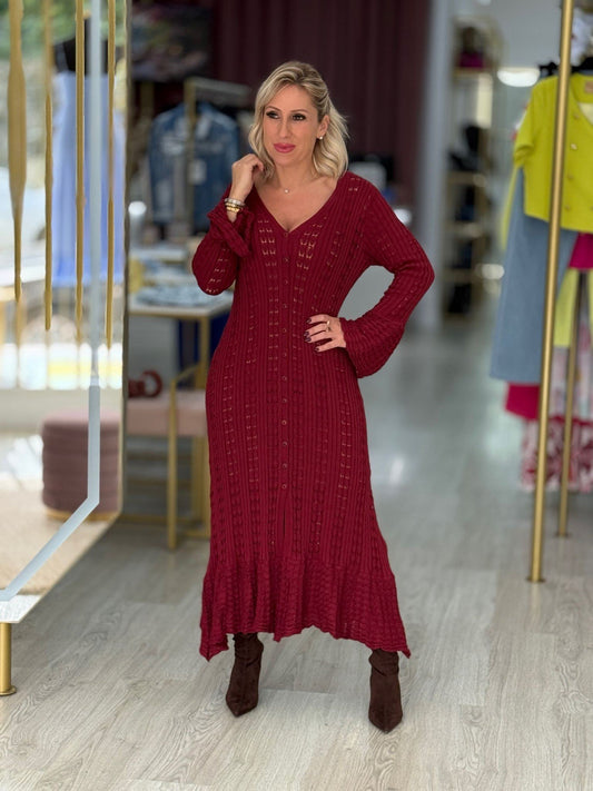 Casaco comprido perfurado (+ cores)