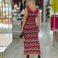 Vestido zigzag