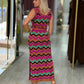 Vestido zigzag