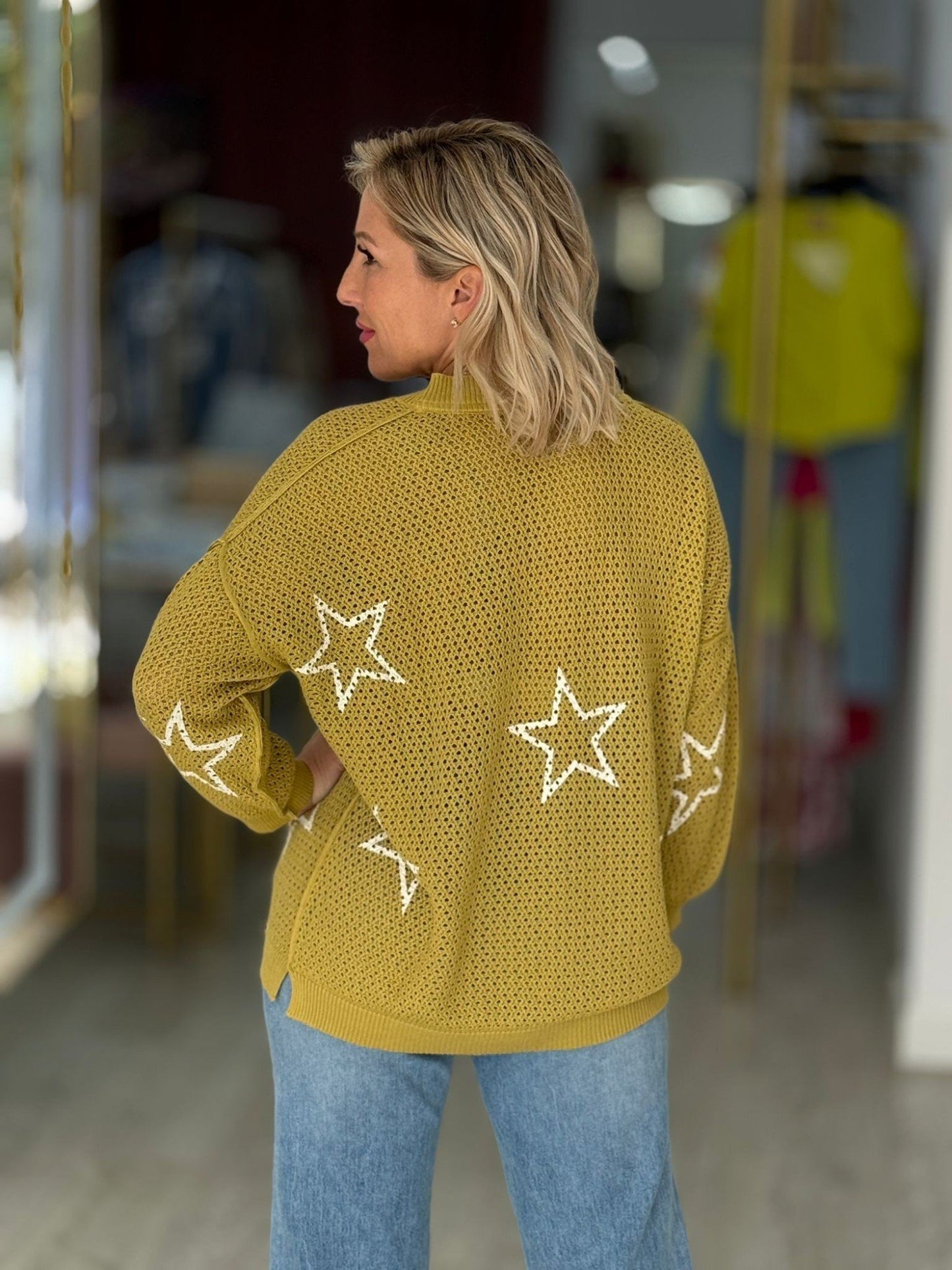 Camisola perfurada estrelas (+ cores)