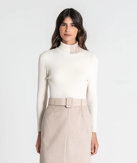 Camisola gola alta bicolor (+ cores)