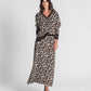 Saia comprida animal print