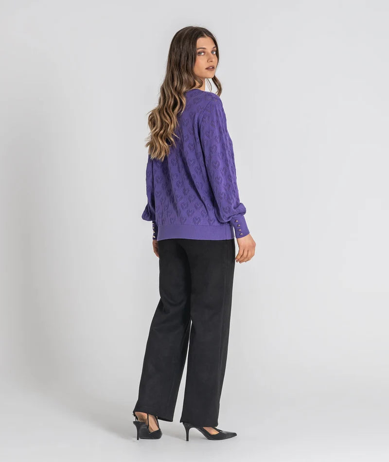 Camisola corações perfurados