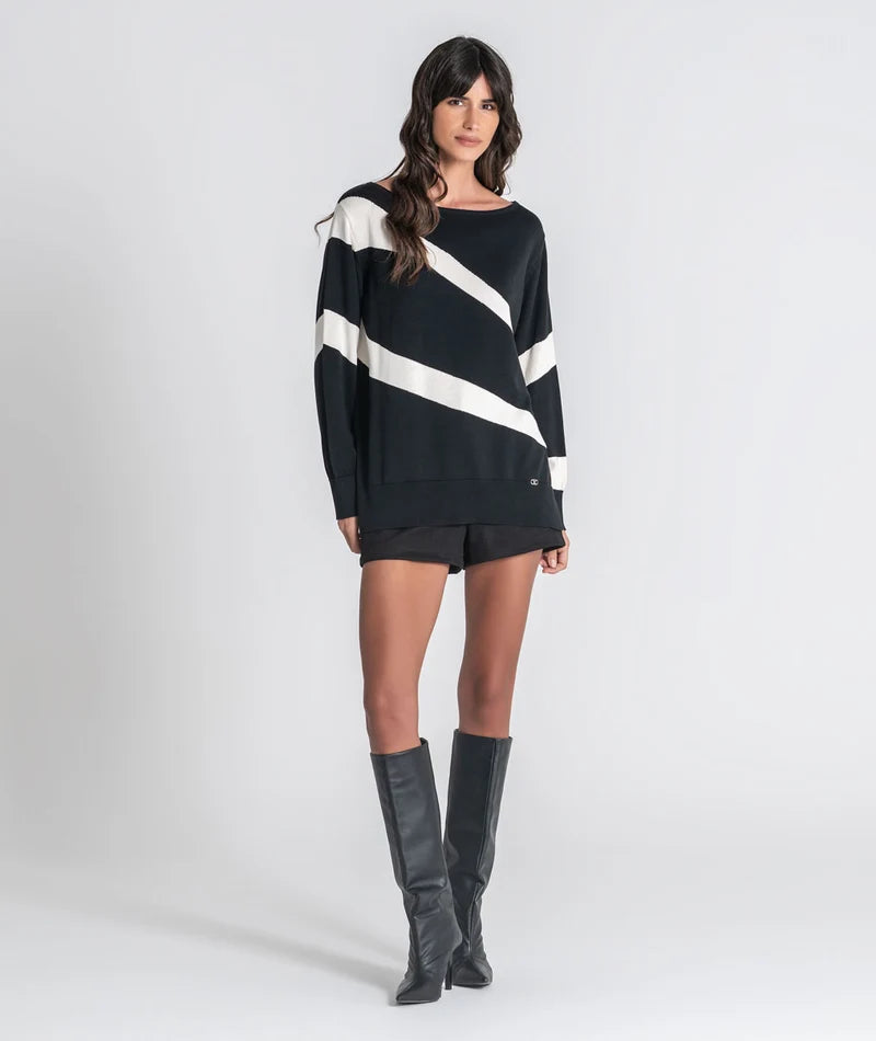 Camisola jacquard