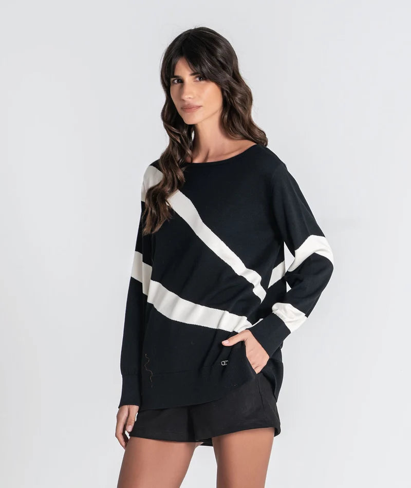 Camisola jacquard