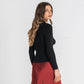 Camisola com renda no decote
