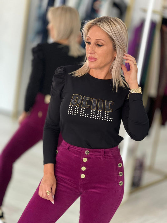 Camisola com pérolas