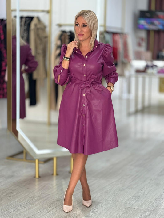 Vestido ecopele (+ cores)