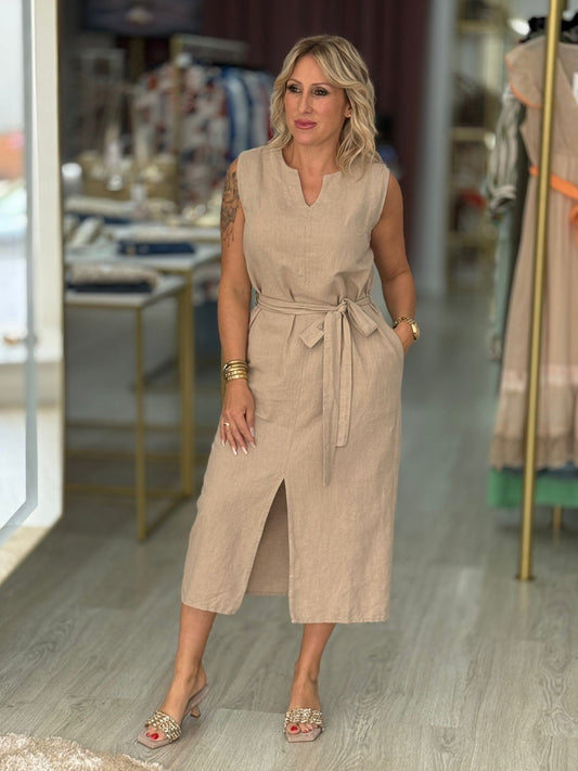 Vestido linho (+ cores)