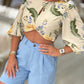 Blusa Cropped Estampada