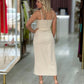 Vestido de alças