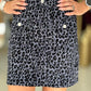 Saia veludo animal print