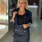 Saia veludo animal print