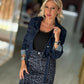 Saia veludo animal print