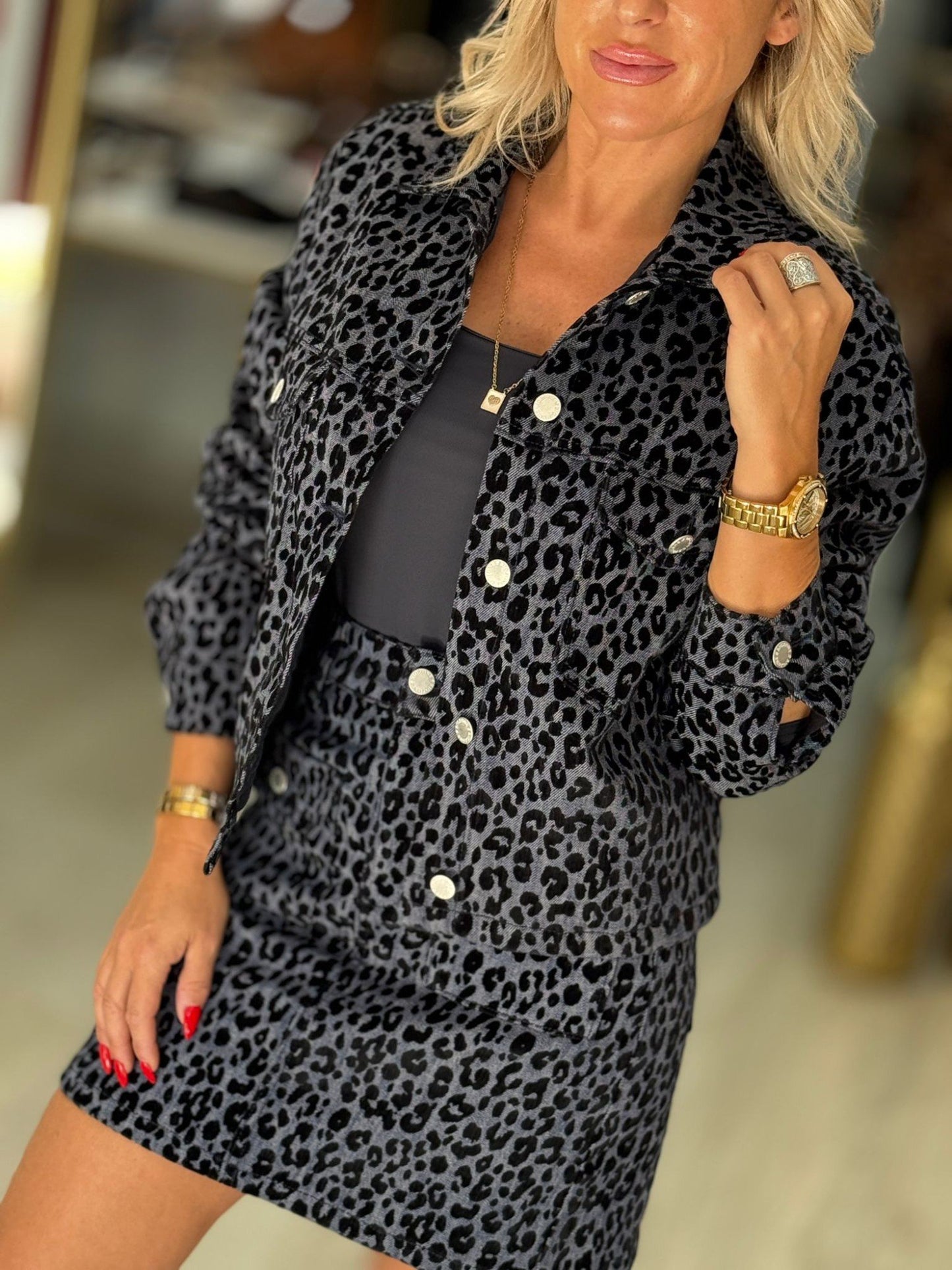 Blusão animal print