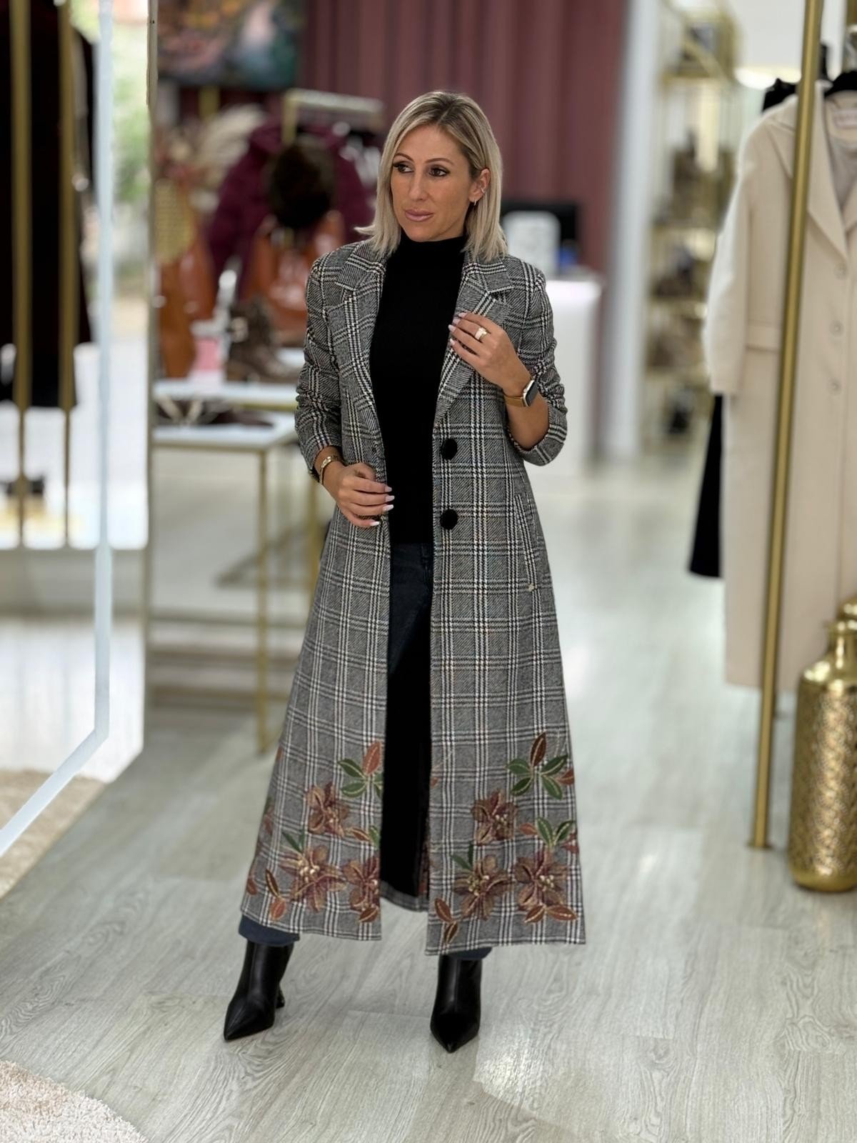 Casaco Pied de poule