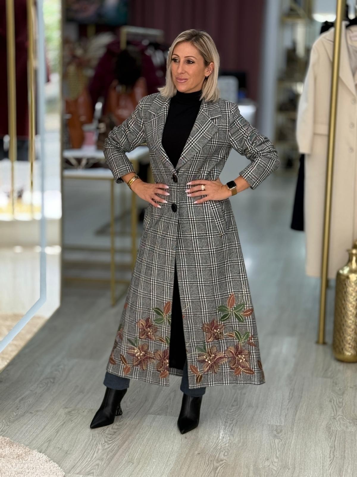 Casaco Pied de poule