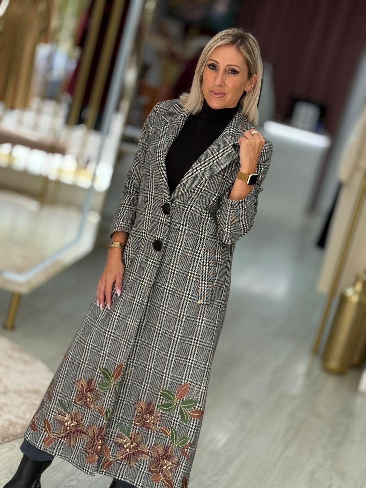 Casaco Pied de poule