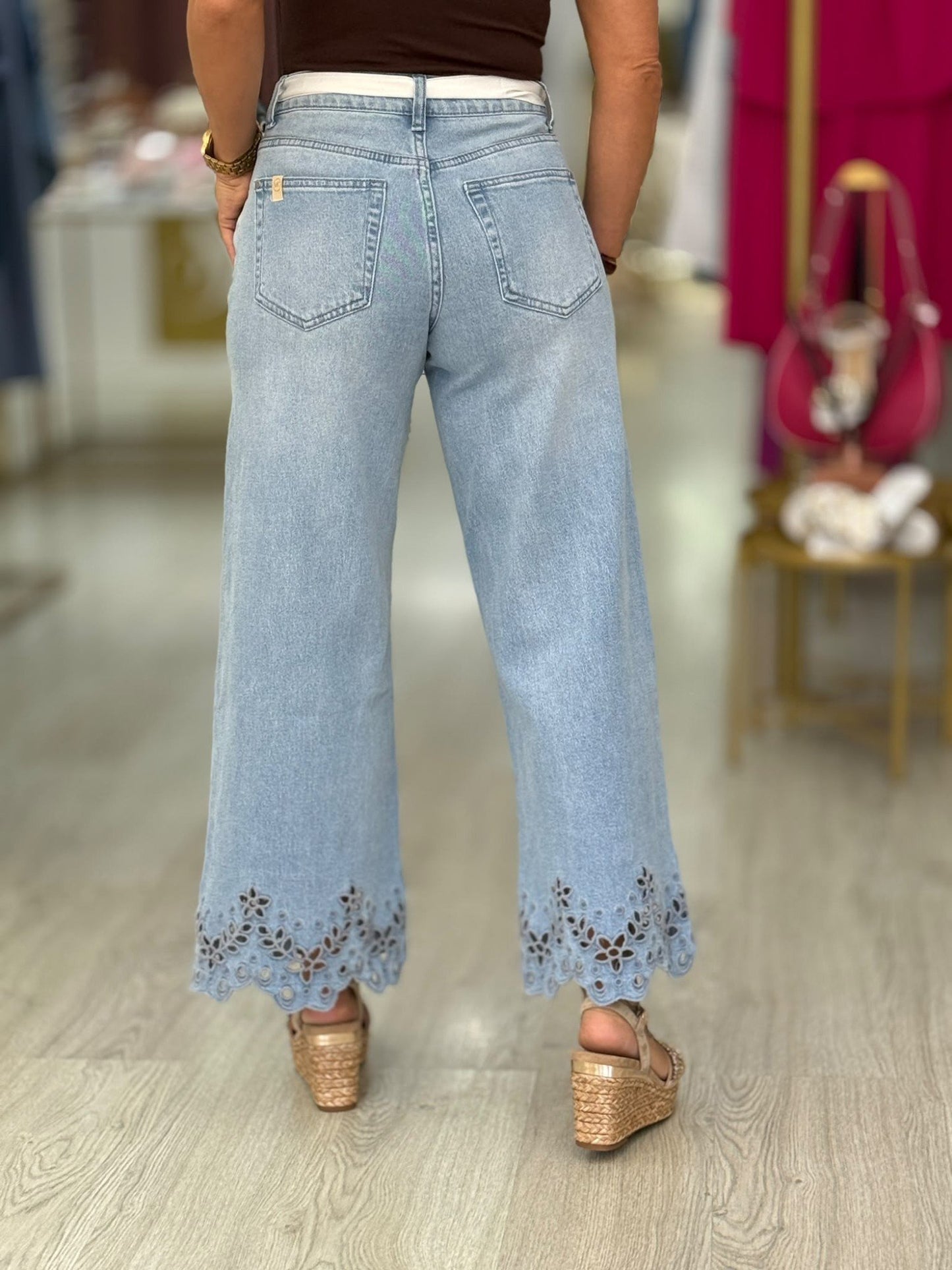 Jeans bordado
