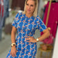 Vestido com recorte nas costas