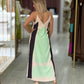 Vestido comprido estampado