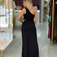 Vestido comprido de um ombro (+ cores)