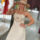 Vestido com maxi flor (+ cores)