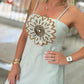 Vestido com maxi flor (+ cores)