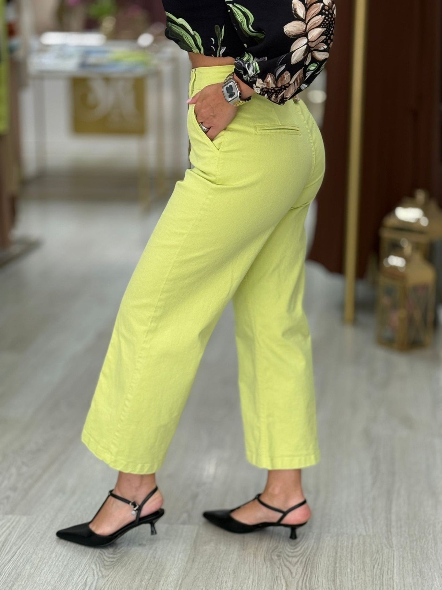 Calças de ganga wide leg (+ cores)