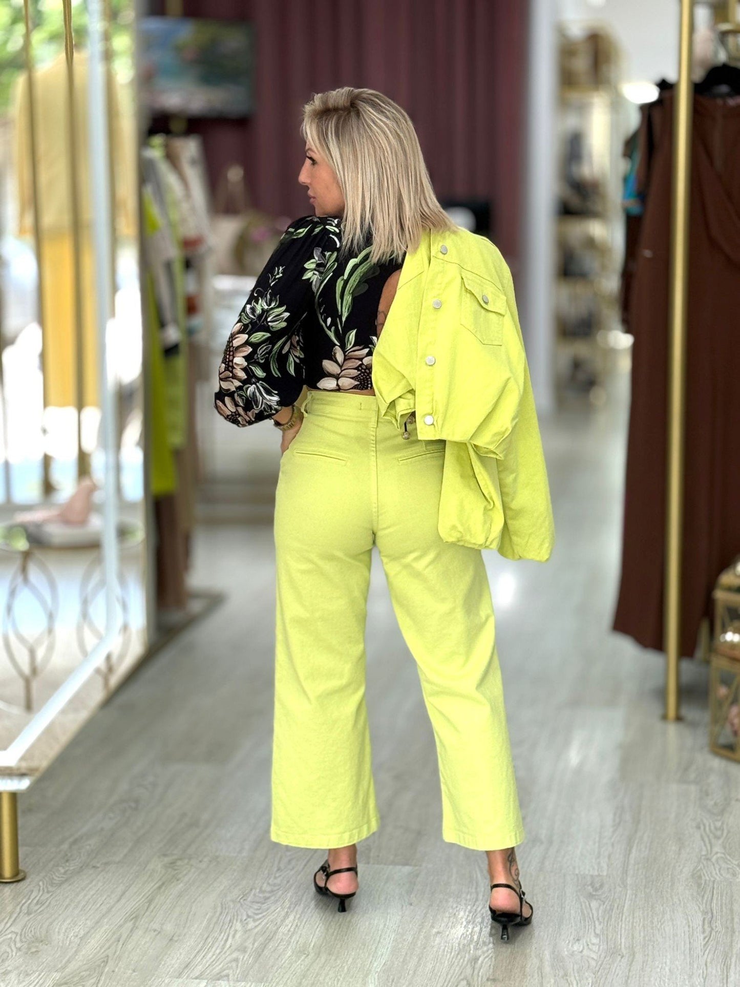 Calças de ganga wide leg (+ cores)