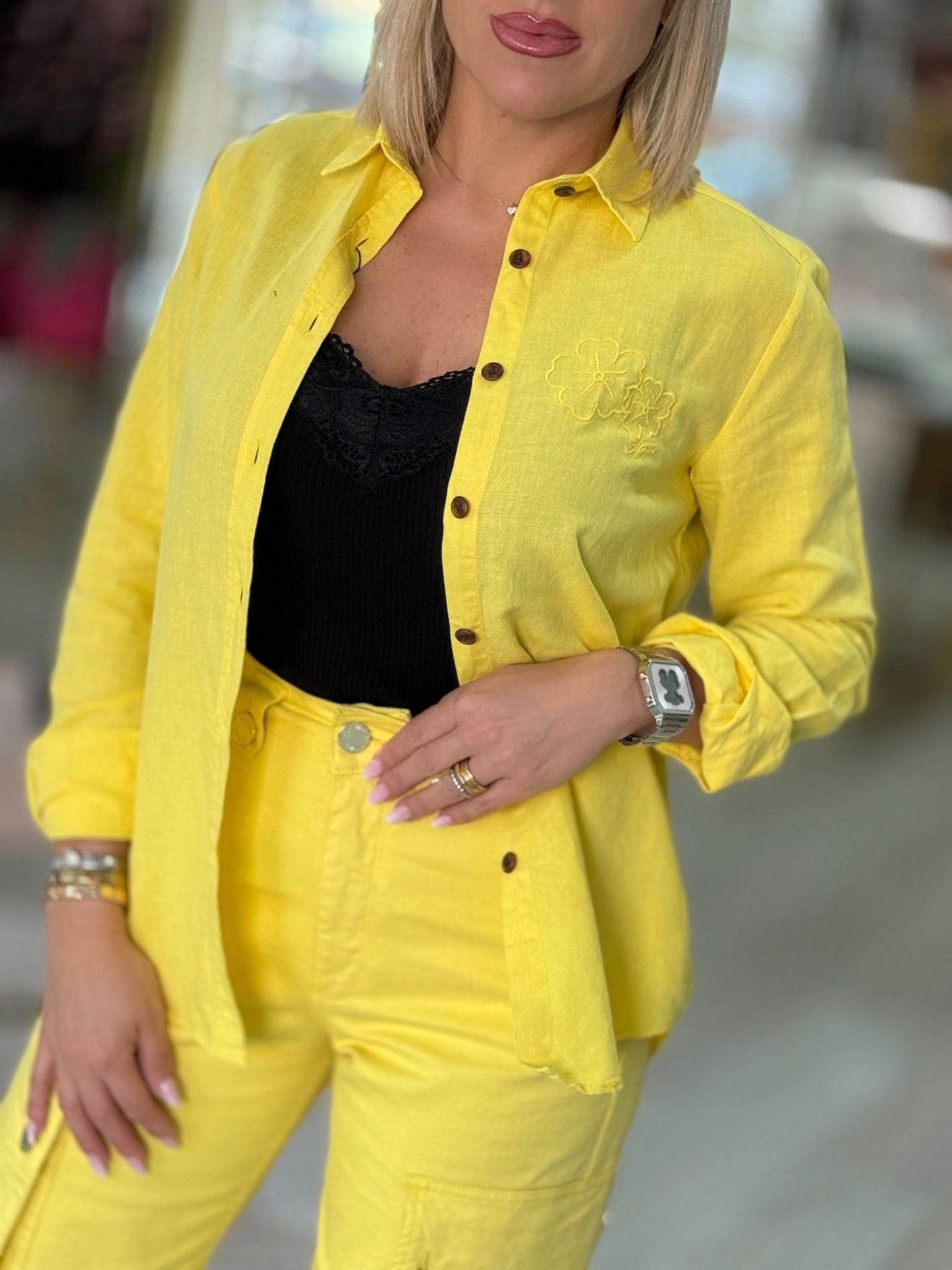 Camisa de linho