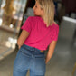 T-shirt corações