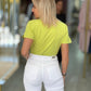 T-shirt com strass