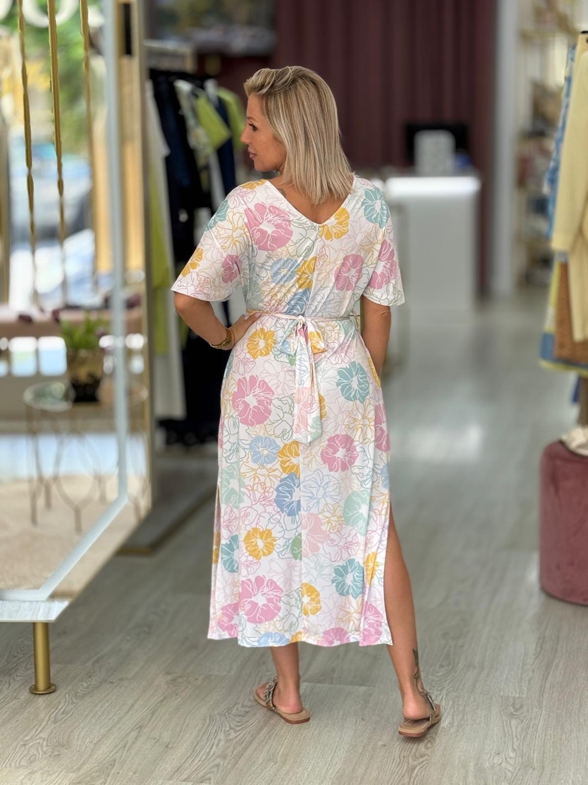 Vestido estampa floral
