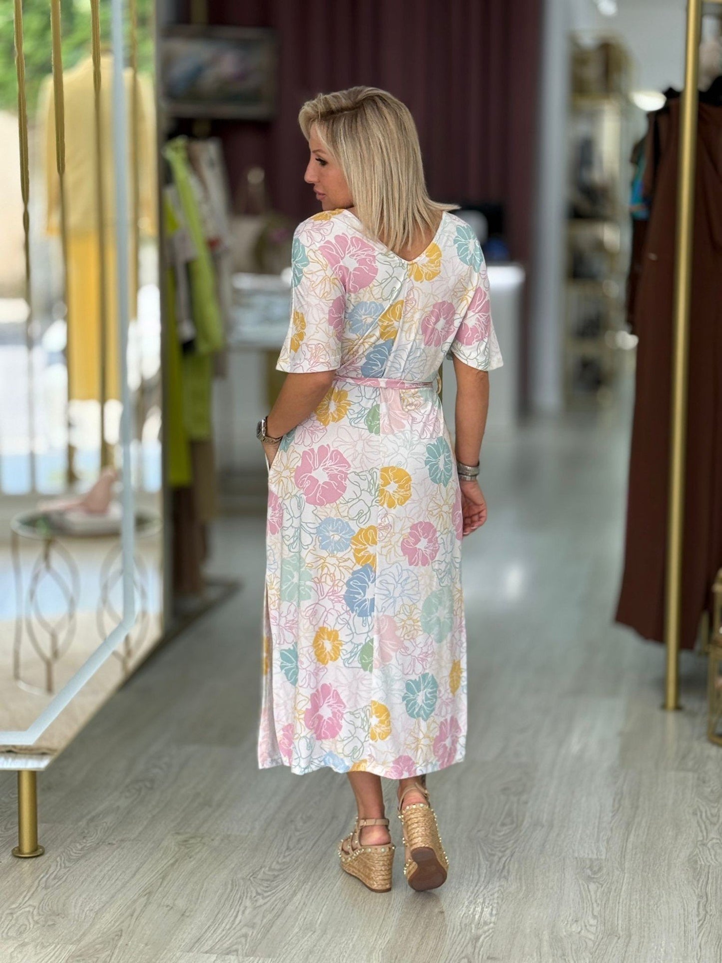 Vestido estampa floral