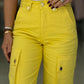 Calças slouchy com bolsos