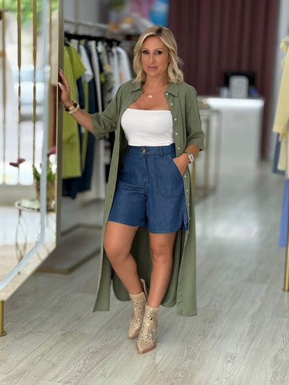 Vestido camiseiro