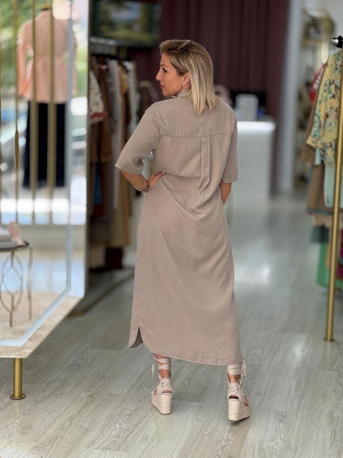 Vestido camiseiro