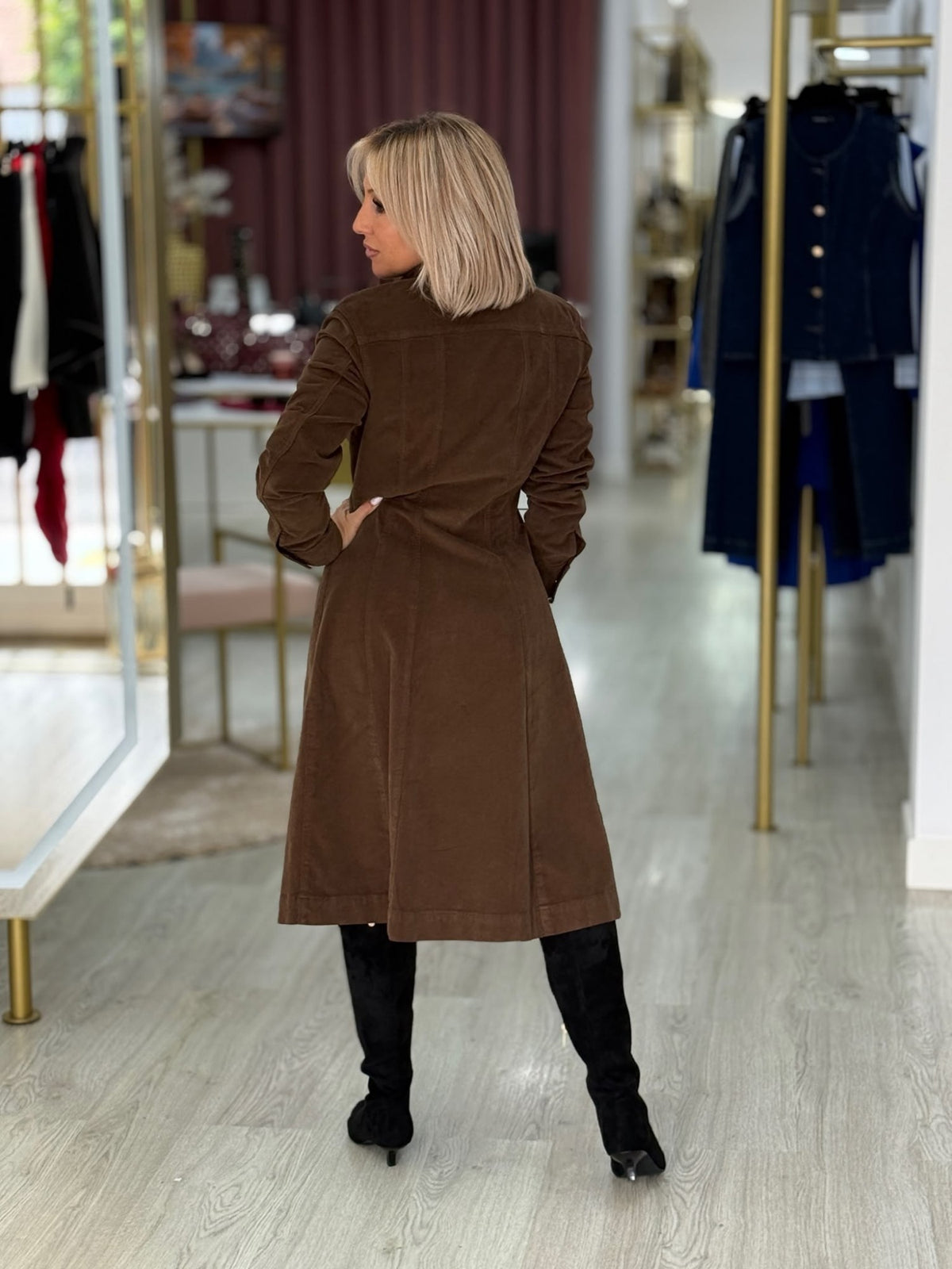 Vestido bombazine