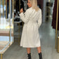 Trench coat com cinto amovível