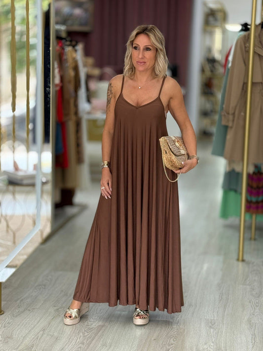 Vestido alças finas ajustáveis (+ cores)