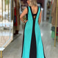 Vestido com contrastes (+ cores)