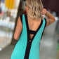 Vestido com contrastes (+ cores)