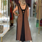 Vestido com contrastes (+ cores)