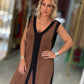 Vestido com contrastes (+ cores)