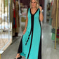 Vestido com contrastes (+ cores)