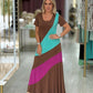 Vestido colorblock