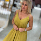 Vestido alças finas