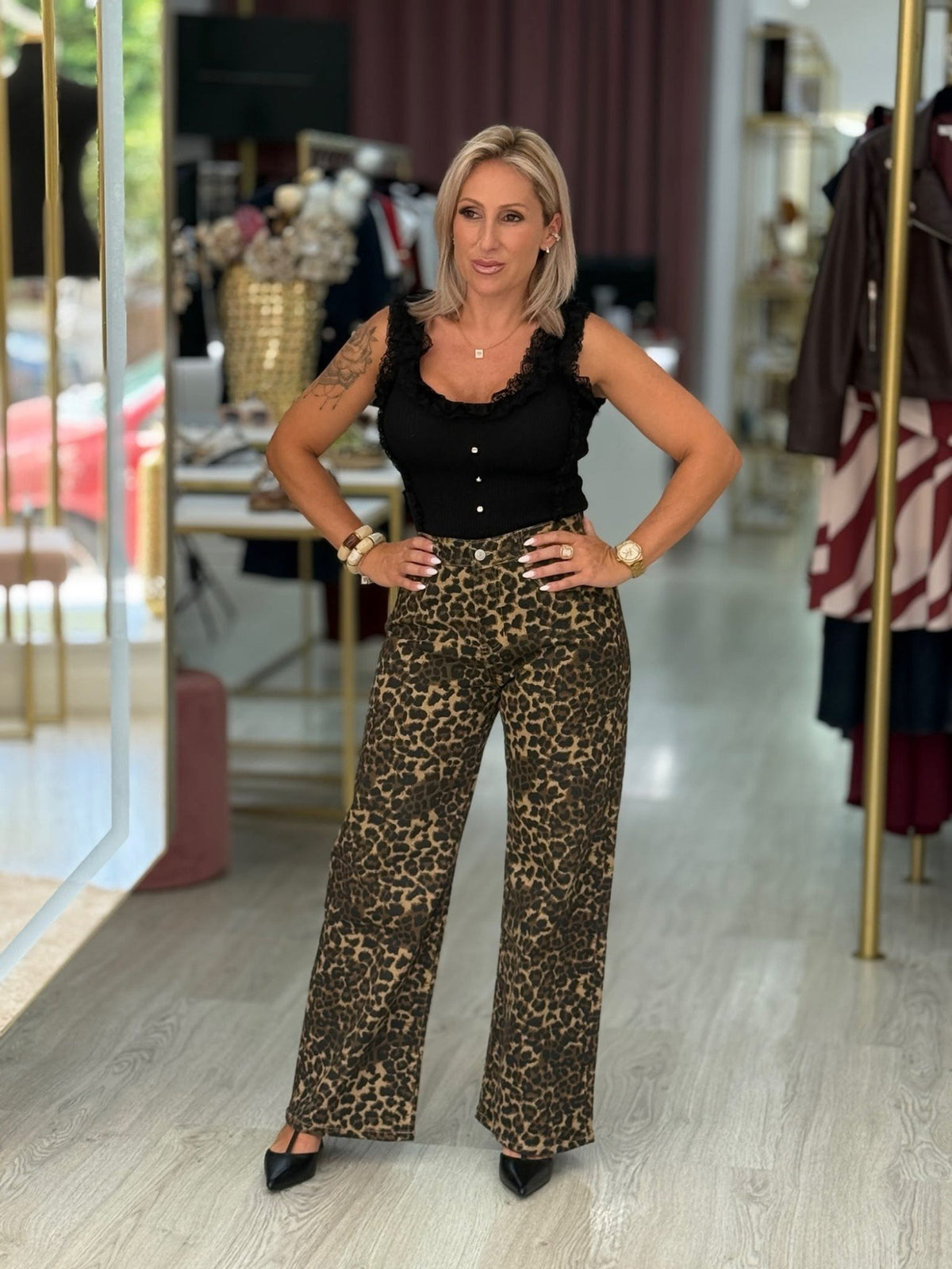 Calças animal print