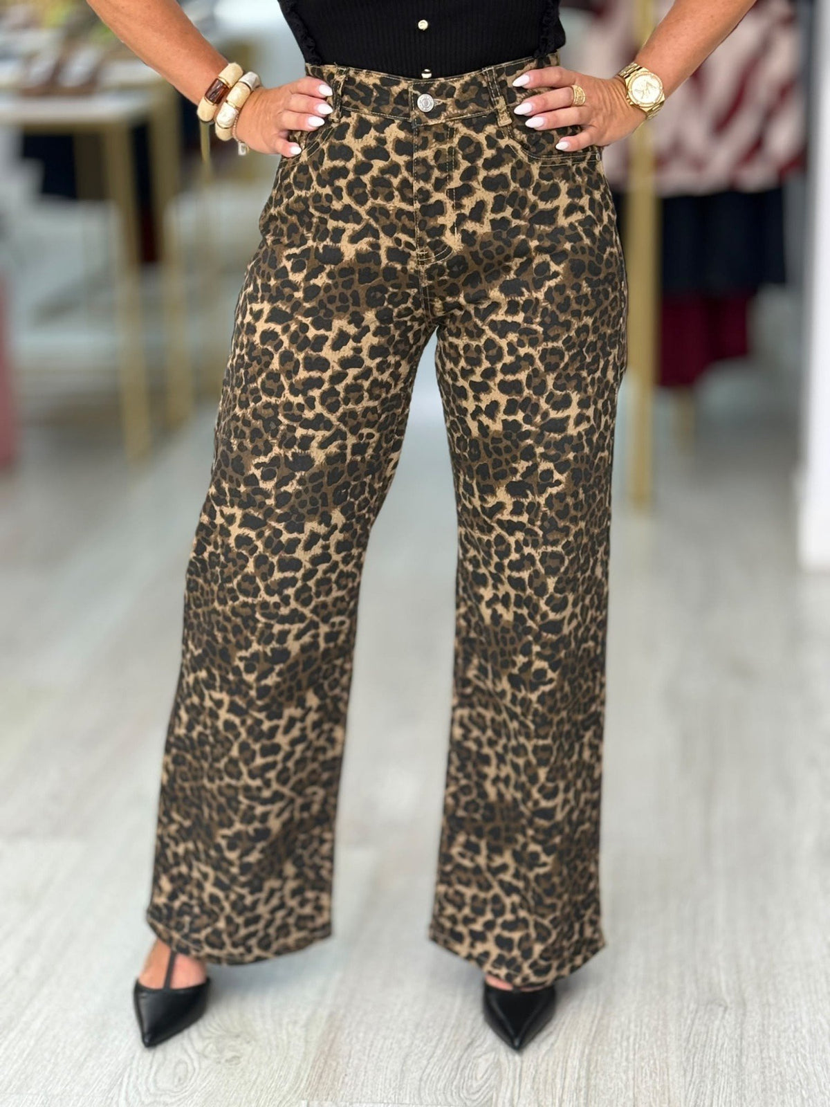 Calças animal print